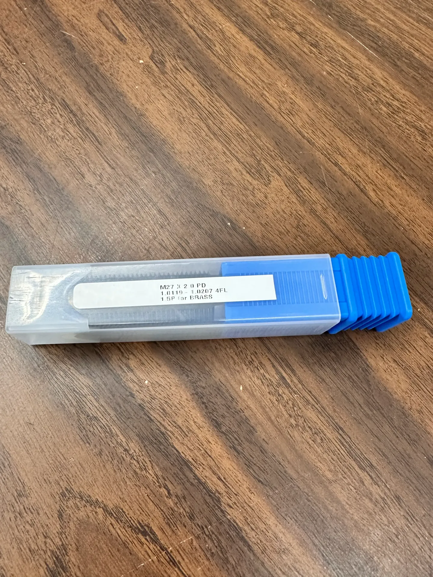 TAP M27 X 2 HSG PD 1.0119 /1.0207 4FL 1.5P for brass